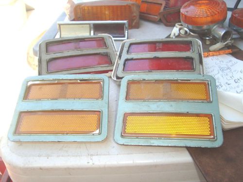 Used 1973 chevelle,side marker lights set of 4 f/r