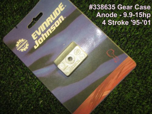 Zink anode omc 9.9-15hp 4 stroke 9.9-15hp &#039;95-&#039;01 #338635 oem