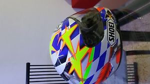 Shoei rare race replica helmet size s troy lee designs norick for collectors