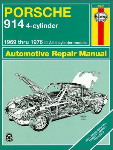 Porsche 914 1.7l, 1.8l, 2.0l repair manual 1969-1976