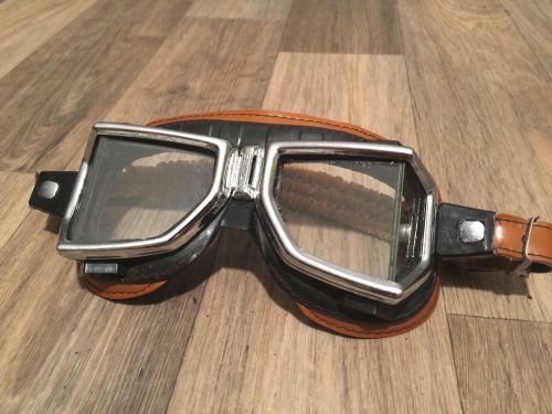 Rare vintage climax motorcycle drag racing goggles cackle gasser bobber bell tx