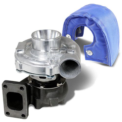 T04e t3/t4 .63 a/r 57 trim turbo/turbocharger ext wastegate+blue hot blanket