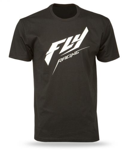 Fly racing stock 2015 mens short sleeve t-shirt black