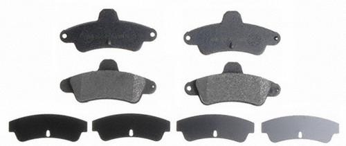 Raybestos sgd661c brake pad or shoe, rear-service grade brake pad