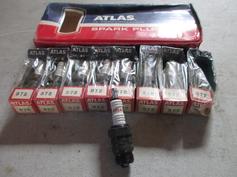 872 atlas spark plugs ford truck 1954-1955-1956-1957-1958-1959-1960 nos parts 