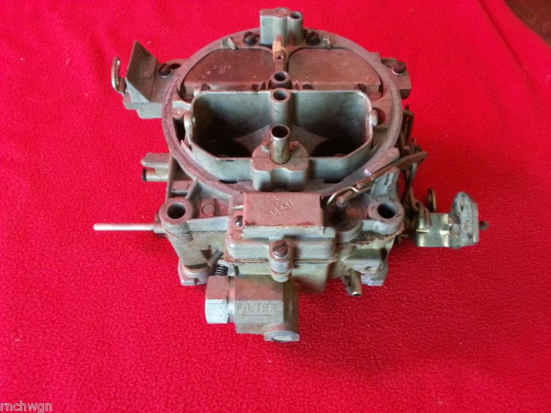 1969 chevrolet  corvette 350/350 hp s/t quadrajet carburetor 7029207 factory gm