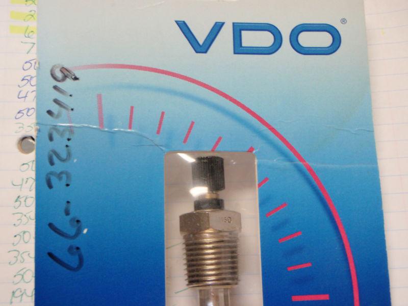 Temperature sender vdo 323419d 250f 1/2 x 14 npt temp sender marine boat gauges