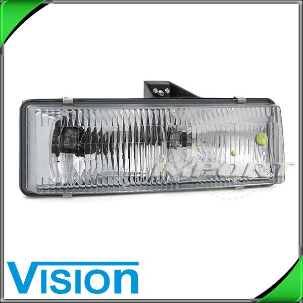 Passenger right side headlight lamp assembly 1985-2005 gmc safari sl sle slt slx