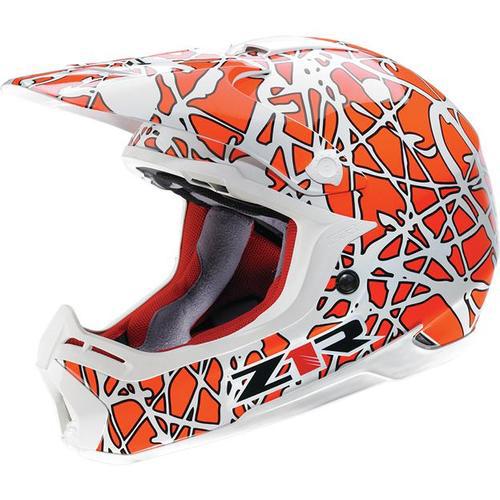 Z1r motorcycle nemisis disarray helmet fluorescent orange size xx-large