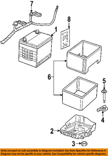 Mopar oem 5082107ab battery-battery cover