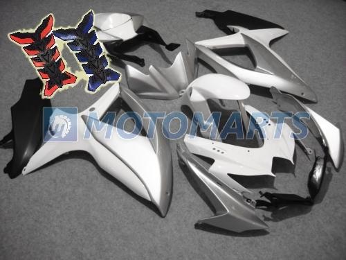 Free tank pad! injection fairing kit for suzuki gsx r 600 750  k8 08 09 gsxr ae