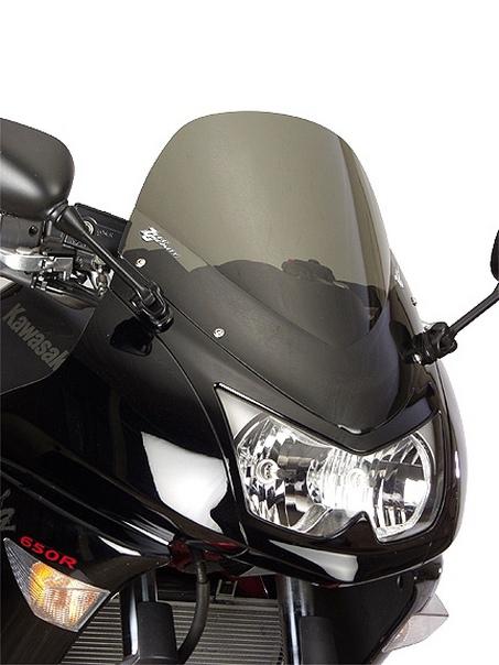 Zero gravity double bubble windscreen smoke for kawasaki z750s zx 10r