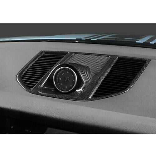 Carbon fiber car front air vent outlet trim cover  for porsche macan 2014-2020