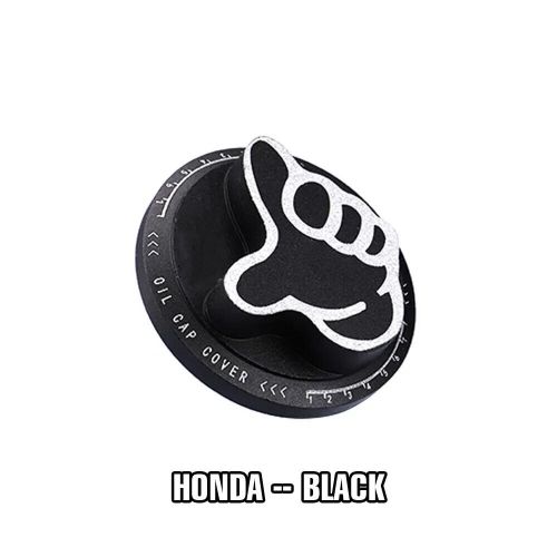 Car modified tank covers fuel cap aluminum temperature oil cap for honda toyota