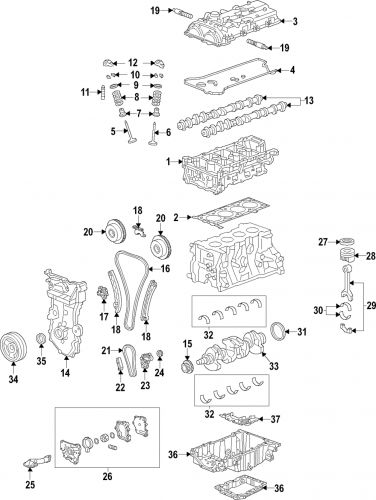 Genuine gm engine exhaust valve 12637241