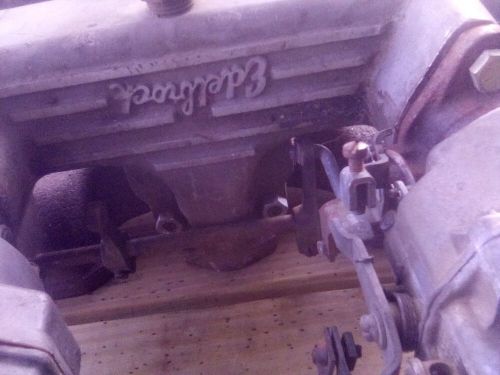 Edelbrock 2 carb intake and exhaust,216 and early,235 chevy