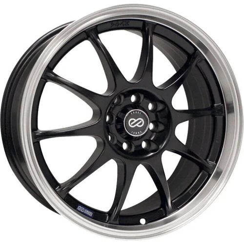 Enkei j10 17x7+38 (5x108), matte black w/ machined lip