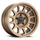 Method mr703 17x7.5 +50mm offset 5x130 78.1mm cb method bronze wheel