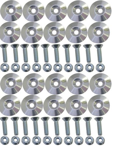 Body washers 1in with flush head bolts mill recessed 1&#034; 20 pack