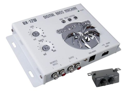 Soundstream bx-12w white digital bass boost processor remote control epicenter