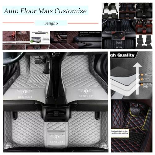 For bentley all models 2003-2020 front rear custom all weather carpets cargo new