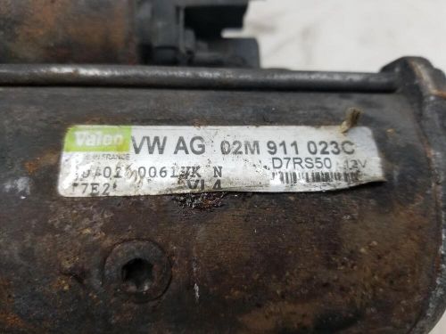 Audi a3 starter motor 1.9 diesel 2002 02m911023c