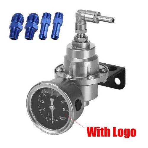 Style adjustable fuel pressure regulator with original display an6 npt suitable