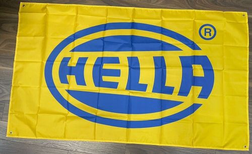 Garage wall decor hella logo 3x5ft