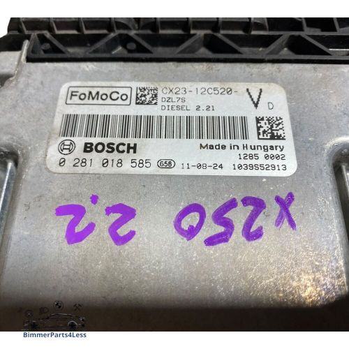 2012 jaguar xf 2.2 diesel engine ecu kit cx23-12c520-vd auto