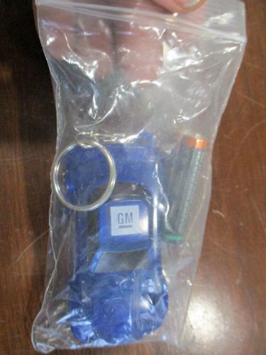 Blue corvete gm general motors goodwrench service plus promotional keychain