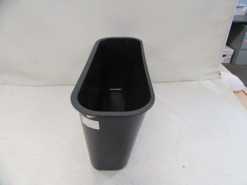 Black plastic storage bin 24 3/4&#034; x 8 3/4&#034; 1072568 marine boat