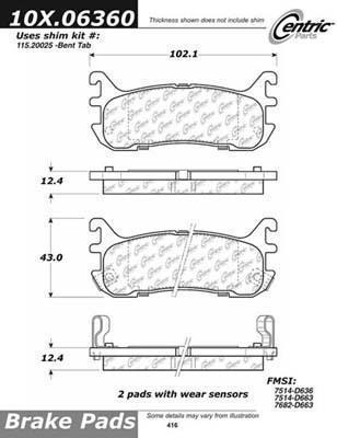 Centric 150.66044 brake hose, front-brake hydraulic hose