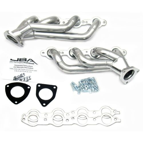 Jba 1850s-3js - cat4ward stainless steel silver ceramic coated short tube