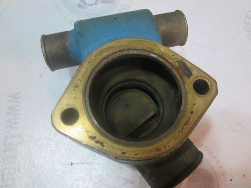 22-07525 7525 chris craft brass chevy v8 stern drive thermostat housing