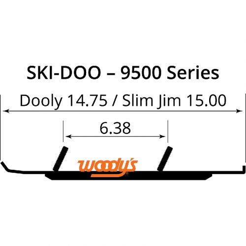 Woodys slim jim 6&#034; carbide ea/ss6-9500