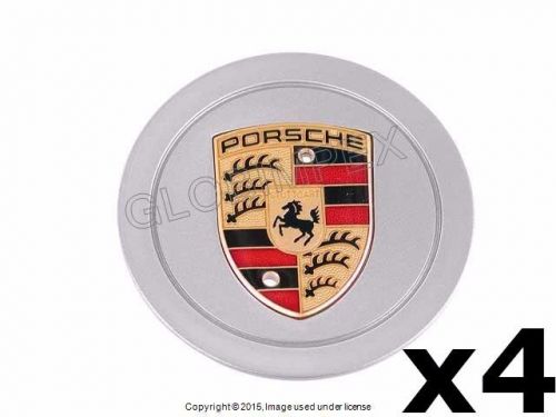 For porsche &#039;96-&#039;05 hub cap for alloy wheel set of 4 genuine + warranty