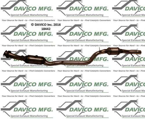 Catalytic converter-exact-fit davico 18442 fits 07-11 mercedes s550 5.5l-v8