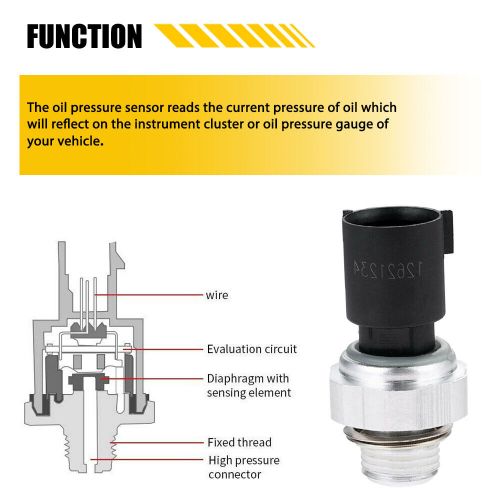 Engine oil pressure switch sender sensor for buick chevrolet cadillac hummer gmc