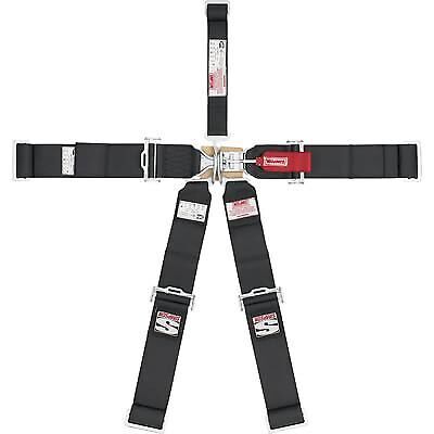 Simpson 29043bk sport latch &amp; link belt system 5-point individual harness