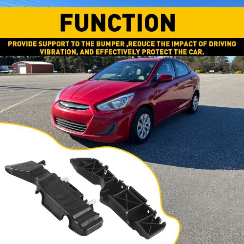 A pair front bracket bumper retainer left right fit for hyundai accent 2012-2014