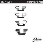 Centric parts 117.46001 front disc hardware kit