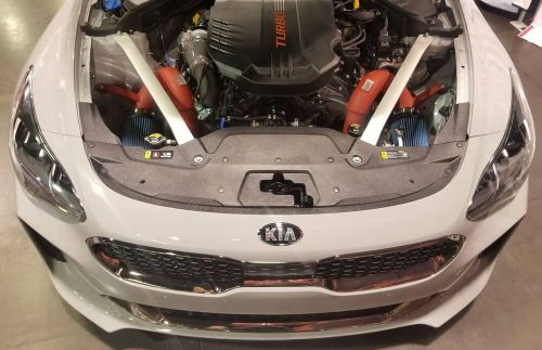 Injen 18-20 kia stinger 3.3l twin turbo wrinkle red short ram air intake