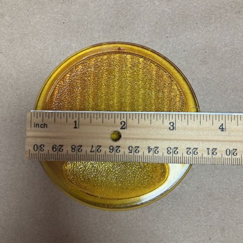 1930’s ford model a era? amber tail light / turn signal lenses pair