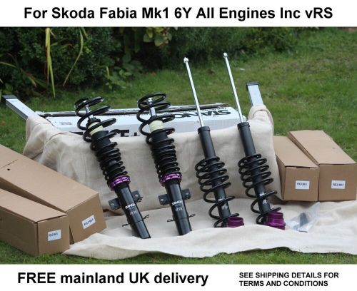 Stance+ street coilover kit for skoda fabia mk1 6y all engines inc vrs free del