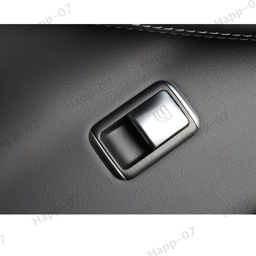 Fit for tesla model x s 2012-2021 silver window lift panel switch sticker 14pc n