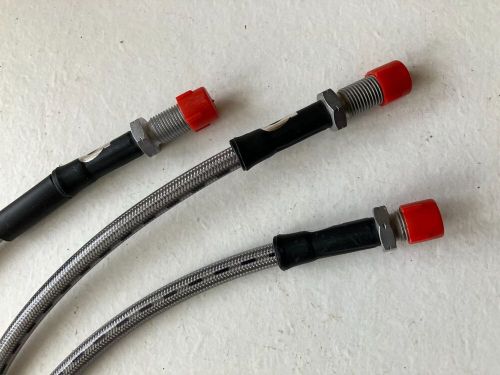 Set of goodridge brake hoses for alfa romeo 116 alfetta gtv gtv6 giulietta