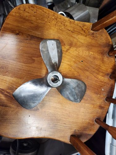 Indigo 3 blade atomic 4  sailboat propeller 10 x 7.4 x 7/8 taper bore