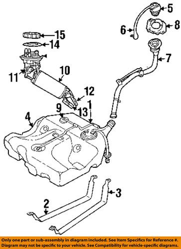 Mopar oem 5278461aa fuel system-filler cap strap