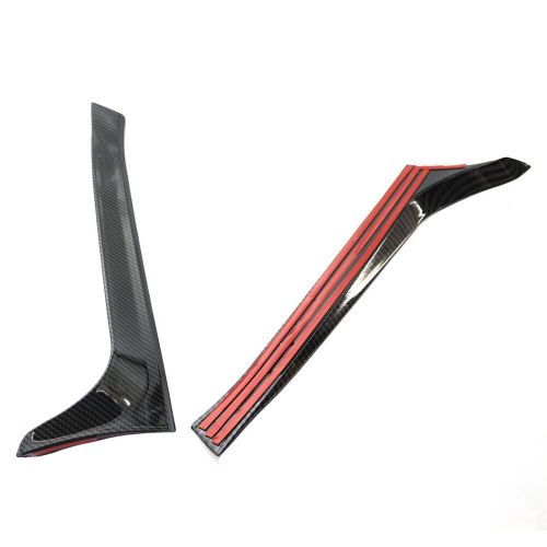 For vw golf 6 mk6 2009-2013 2010 rear window side spoiler canard splitter trim