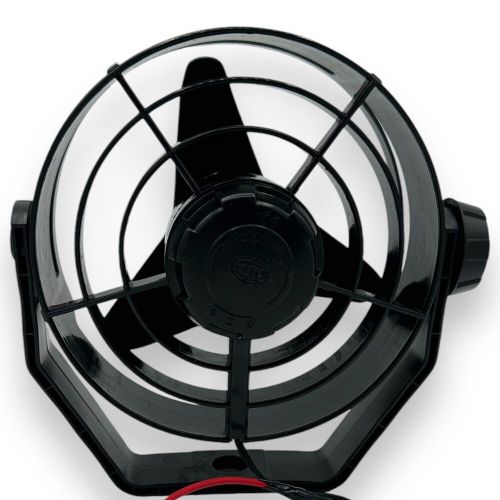 Hella 003361002 12v black 2-speed turbo marine fan for boat or rv-used